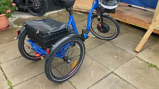 1500w Jorvik Jet 1 Tricycle conversion with indicators !!!