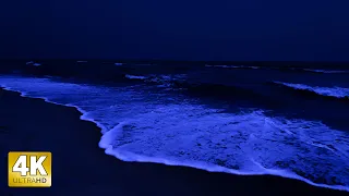 Ocean Sounds For Deep Sleep - Relax with Big Waves On A Peaceful Beach | 4K Videos