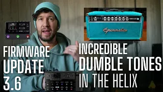 This is INCREDIBLE - The Helix gets a DUMBLE (sort of) - Grammatico GSG100 Firmware 3.6