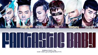 [Karaoke] BIGBANG (빅뱅) "FANTASTIC BABY" (Color Coded Eng/Han/Rom/가사) (6 Members)