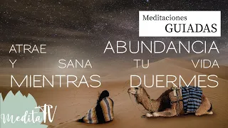 Meditación guiada para DORMIR PROFUNDAMENTE SANAR y atraer ABUNDANCIA a tu vida | Ley de Atracción