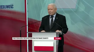 Jarosław Kaczyński: na granicy ma miejsce skandal, a rządu i premiera w tym wszystkim nie ma!
