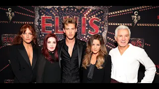 Baz Luhrmann presents Elvis cast, Priscilla Presley, Lisa Marie & Riley at Graceland screening