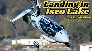 Gyrocopter ELA Eclipse Evo - Take off & Landing in Costa Volpino - Iseo Lake - BG07