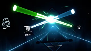 [Oculus Quest 2] Beat Saber - Crab Rave hard ALMOST PERFECT score