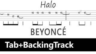 Beyoncé - Halo / Guitar Tab+BackingTrack