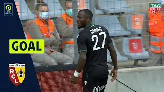 Goal Ignatius GANAGO (34' - RC LENS) NÎMES OLYMPIQUE - RC LENS (1-1) 20/21