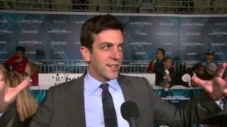 The Amazing Spider-man 2: BJ Novak Official Movie Premiere Interview | ScreenSlam