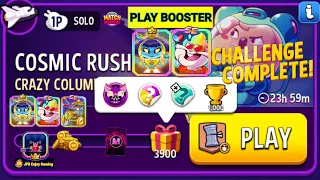 Crazy Columns+Blow 'Em Up Solo Challenge Cosmic Rush/ 3900 Score/Match Masters