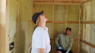 Converting SHIPPING CONTAINER Into 2 Bedroom Cabin | Ready For Drywall