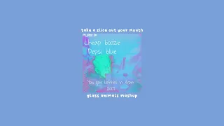 take a slice x waterfalls coming out your mouth | glass animals mashup