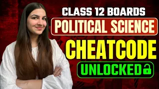 Class 12 Political Science SMART STRATEGY 😱🔥 Boards 2024 | Cover syllabus like this!💯MUST WATCH ✅