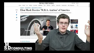 MBA Graduate Reacts to Elon Musk's "MBA-ization of America" Statement