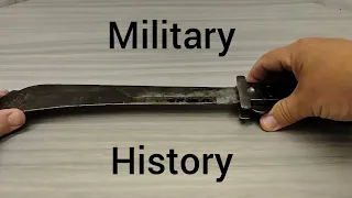 MILITARY HISTORY - "JUNGLE KNIFE" - CAMILLUS FOLDING MACHETE  Made from 1942 to roughly 1949?