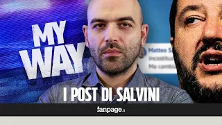 Roberto Saviano: “Matteo Salvini usa i social per seminare odio e indignazione verso i deboli"