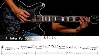 4 Notes Per String 3-1-2-4