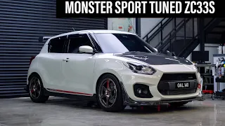 MONSTER SPORT MODIFIED SUZUKI SWIFT SPORT TEST DRIVE REVIEW #zc33s #suzukiswiftsport