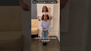 Kerry Washington Having FUN W/Daughter ❤️ #shortsfeed #shorts  #kerrywashington