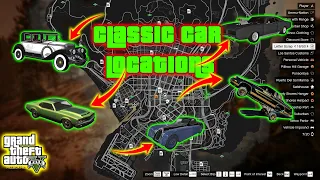 GTA V - Rare Classic Car & Muscle Car Locations (XBOX, PC, PS5, PS4)