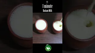 Badam Milk - 1 minute Recipe #Shorts #PuviyaKitchen