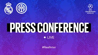 REAL MADRID vs INTER | LIVE | INZAGHI + PERISIC PRE-MATCH PRESS CONFERENCE 🎙️⚫🔵