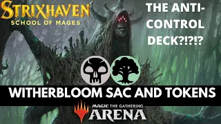 Witherbloom Sac and Tokens | MTGA Strixhaven Standard Bo1 | The Army of 1/1 with the Big Boys!