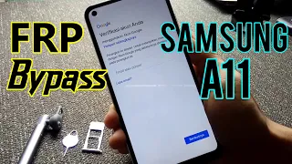 Bypass FRP Samsung A11 New Update 2021 Without PC