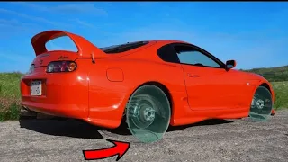 We made TRANSPARENT WHEELS for our CAR! Experiment Clips