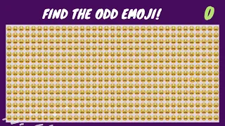 FIND THE ODD EMOJI #16 INSANE EDITION