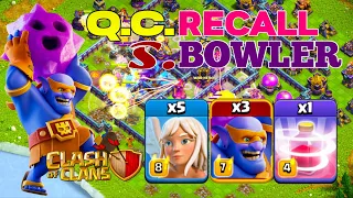 Mastering TH15 Queen Charge Recall Super Bowler in Legend League Attacks! Clash of Clans