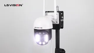 LS VISION Dual Lens Surveillance CCTV IP Camera