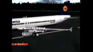 Lufthansa Flight 2904 Animation (from documentary "Fatal Logic")