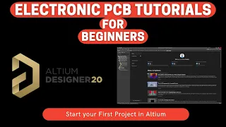 Altium Designer Tutorials - How to create your first project in Altium