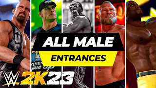 WWE 2K23: ALL MEN'S ENTRANCES & OUTROS | PS5 (4K HDR/60FPS)