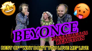 THIS WAS FUN! | BEYONCE - Best Of - Why Don’t You Love Me ( Live Mrs. Carter Tour ) Metalheads React