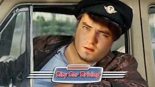 Мэддисон таксует в игре City Car Driving