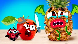 Monster Fruits Are Alive! BEST Episodes From Life Of Tricky Food! - 24/7 DOODLES