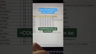 Cara Bikin Absen Kece di Excel