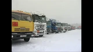 На Ачинском НПЗ образовались огромные очереди из бензовозов за дизельным топливом