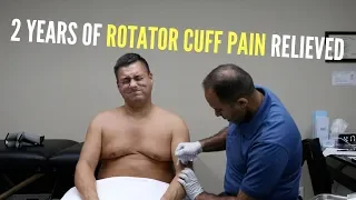 2 Years of Rotator cuff Pain Relieved Before  Your Eyes (REAL RESULTS!!!)