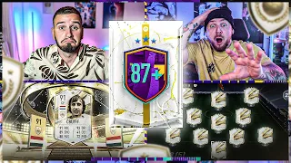 RANDOM 87+ BASE or MID ICON UPGRADE SQUAD BUILDER BATTLE 🔥🔥 FIFA 23 vs @DerKeller