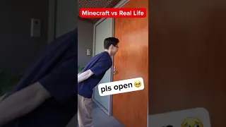 Minecraft vs Real Life #ShortsGames #YouTubePartner