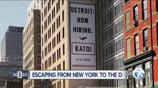 People making the move from New York City to Detroit
