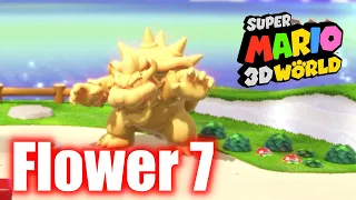 Super Mario 3D World - World Flower 7 - Pipeline Boom Lagoon - All Stars 100% Gameplay Walkthrough