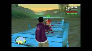 Testing the Leatherface mod in Gta : San Andreas