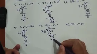 Matematika - PEMBAGIAN BERSUSUN POROGAPIT PART 2 (Desimal)