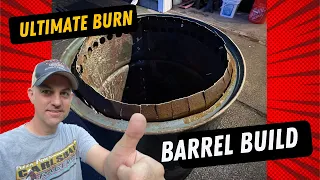 Smokeless burn barrel from 55 gallon drums. Like a @solostove  only bigger 😜