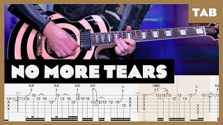 No More Tears Ozzy Osbourne Zakk Wylde Cover | Guitar Tab | Lesson | Tutorial