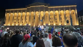 Tens of thousands rally in Georgia against 'foreign influence' bill | AFP