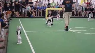 Open Challenge B-Human 2014 - Sorry, No Humans Allowed - Robots Referee Robots